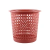 Trash can, simple household trash can, living room, large bedroom, kitchen, bathroom, hollowed-out creative plastic paper trash can Item Picture